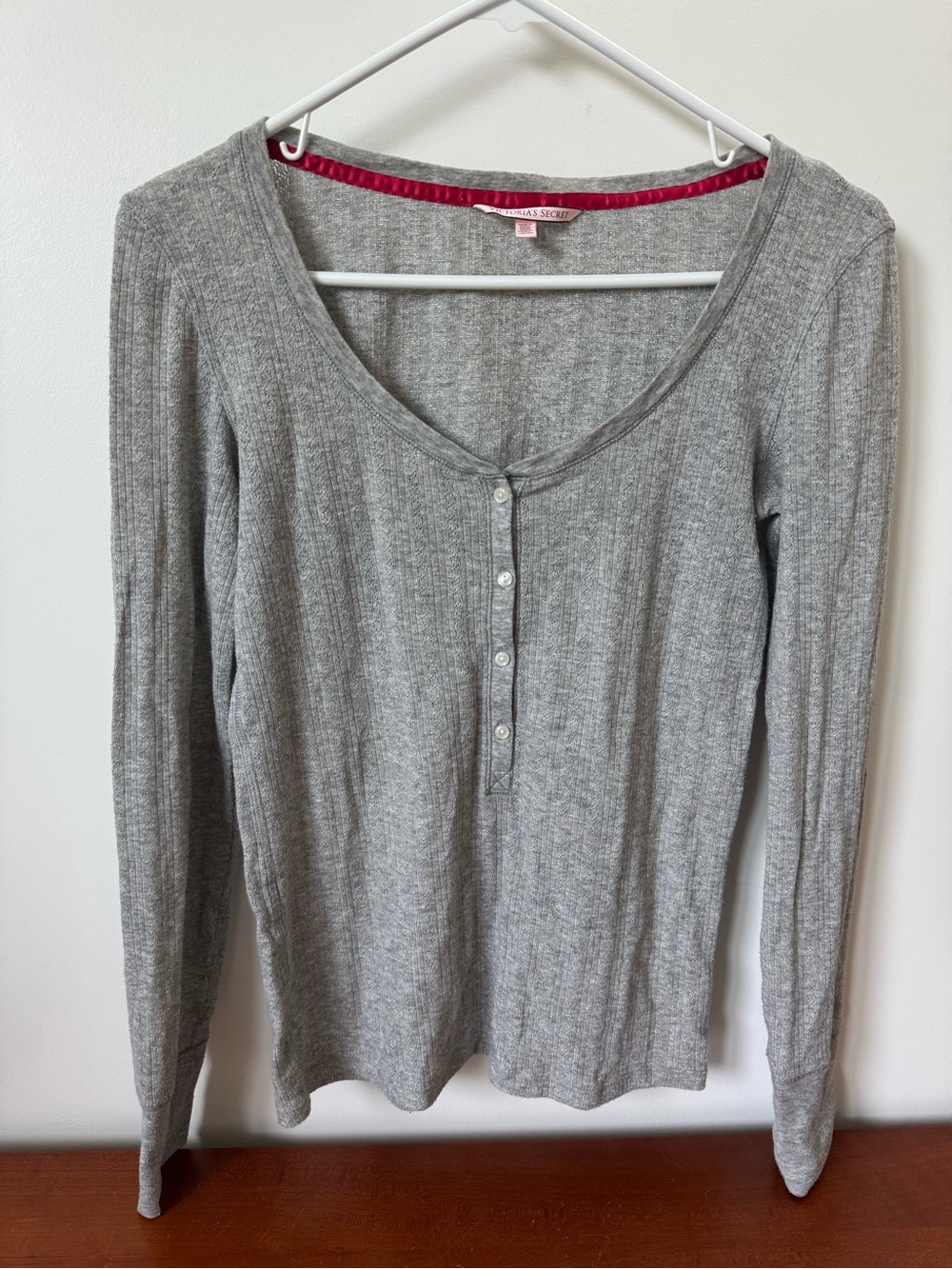 Victoria's Secret grey long sleeve top